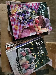 Lot Of 18 Gourmet Magazine 87 87 80s Various Months Good Living - Picture 1 of 6