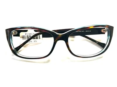 Armações de óculos Vera Bradley Rheba CS violeta africana AVT marrom azul 55-16-135 - Imagem 1 de 4