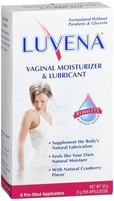 Aplicadores precargados hidratantes y lubricantes vaginales Luvena 6 ea Foto 1 de 1