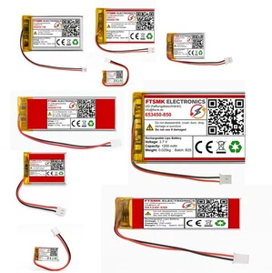 LiPo 3.7V Li Ion Lithium Akku Batterie 1S JST-PH 2.0 Stecker Tablet GPS mit BMS - Bild 1 von 69
