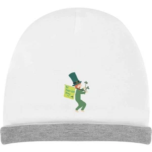 'St Patrick's Day Leprechaun With His Flag' Kids Slouch Hat (KH00035832) - Picture 1 of 2