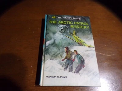 The Hardy Boys # 48 The Arctic Patrol Mystery Matte Blue Hardcover Vintage 1969 - Image 1 of 4