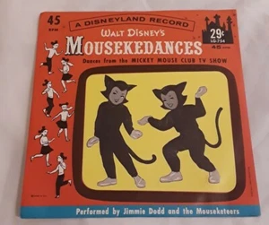 Walt DISNEY / Jimmie Dodd Mousekedances 45 RPM  Vinyl Disneyland 754 US EX 1962 - Imagen 1 de 6