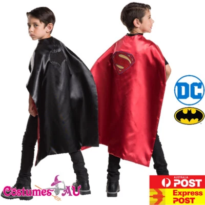 Boys Batman to Superman Reversible Cape Child Superhero Hero Kids Costume - image 1 of 2