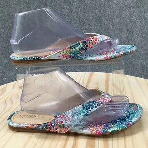 Charles By Charles David Sandals Womens 9 M Flip Flop Flats Multicolor Slip On - Picture 1 of 14