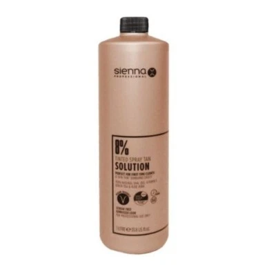 Sienna x 8 % getöntes Spray hellbraune Lösung 1 Liter