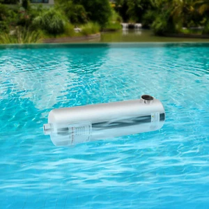 60kW Stainless Steel Swimming Pool Heat Exchanger 485 x 134 mm Pool Heating NEW - Picture 1 of 13