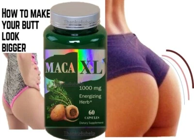 BOOTY ENLARGER PILLS bigger butt lift glutes hips thighs Enlargement Enhancement - Image 1 of 4