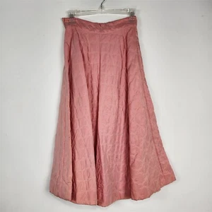 Falda acolchada rosa vintage línea A para mujer cintura 26" - Imagen 1 de 8