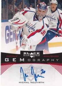 🏒 12-13 BLACK DIAMOND GEMOGRAPHY - MICHAL NEUVIRTH #GEM-MN WASHINGTON CAPITALS - Bild 1 von 1
