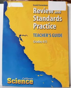 Pearson California Science Review and Standards Practice Teacher's Ed Grades 4/5 - Picture 1 of 8