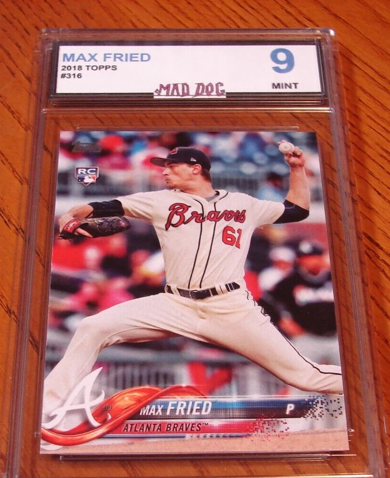 MAX FRIED Rookie----2018 TOPPS #316----MINT 9****BRAVES**PADRES***Mad DOG - Image 1 of 1