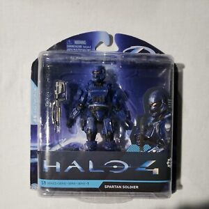 HALO 4 Series 1 Spartan Soldier Blue 5" Action Figure 2012 McFarlane Toys NEW