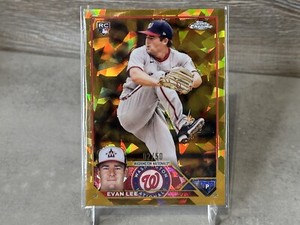 2023 TOPPS CHROME SAPPHIRE EVAN LEE GOLD ROOKIE NATIONALS 2/50