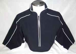 NEW MENS FOOTJOY DRYJOYS S/S TOUR XP RAIN JACKET, BLACK/WHITE, LARGE - Picture 1 of 2
