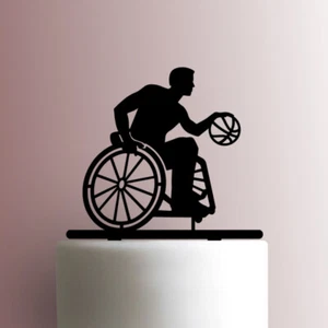 Wheelchair Basketball 225-A099 Cake Topper - Picture 1 of 2