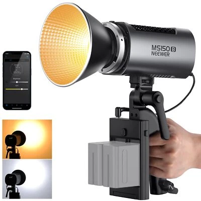 NEEWER MS150B 130W Bi-Color LED Video Light, Bowens Mount, CRI97+, 2700K-6500K - Image 1 of 4