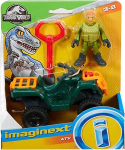 Imaginext Jurassic World, ATV & Techniker Actionfigur - Picture 1 of 12