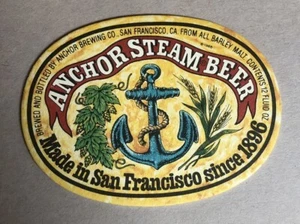 Anchor Steam Bier Pappuntersetzer • Anchor Brewing San Francisco CA - Bild 1 von 4