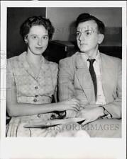 1953 Press Photo Sara Delano Roosevelt & Fiance Anthony DiBonaventura, New York