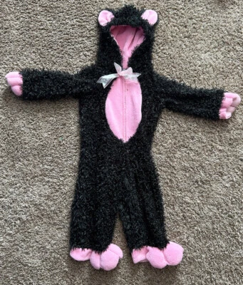 Disfraz de Gatito Princesa Paraíso Negro y Rosa Bebé Niño Pequeño Talla 18-24/2T Foto 1 de 4