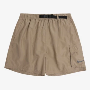 New Mens NIKE SWIM CARGO 5" VOLLEY SHORTS KHAKI BEIGE NESSE469-232 S-XL TAKSE - Picture 1 of 3