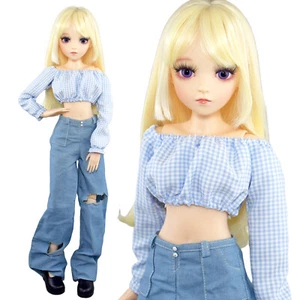 Muñeca Bjd De 24 Pulgadas Maquillaje Facial Pintado A Mano Reemplazable Juguetes - Picture 1 of 24