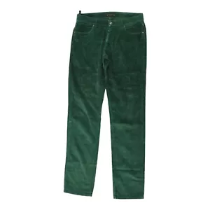 Pantalones de pana verde Etro | Pantalones de mezclilla de pierna ajustados informales de diseñador informales vintage de colección para hombre - Imagen 1 de 3