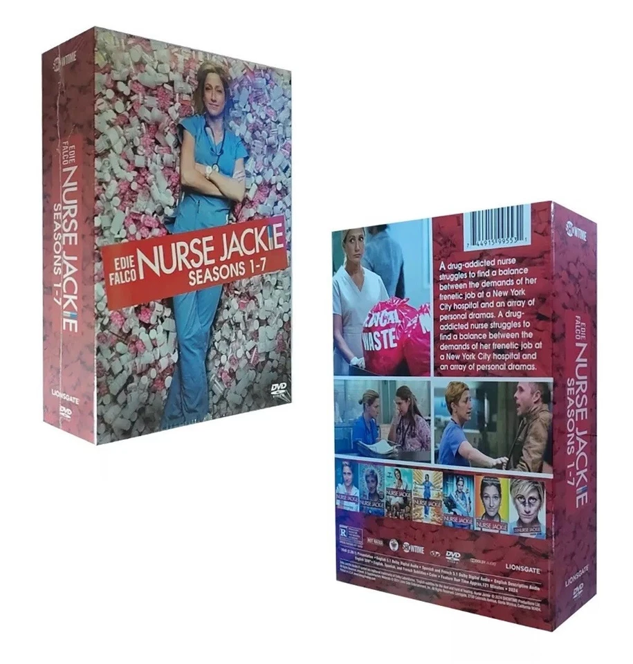 Nurse Jackie: The Complete Series, Seasons 1-7 (DVD) Free Shipping! Foto 1 de 3