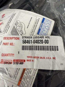 OEM TOYOTA TACOMA ADJUSTABLE BED RAIL CLEATS - Picture 1 of 4