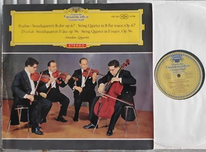 Brahms / Dvorak - String Quartets Amadeus Quartet DGG Red Stereo Tulip LP NM - Imagen 1 de 2