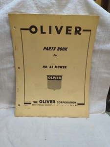 Oliver Parts Book For Number 82 Hay Mower - Picture 1 of 5