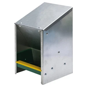 OLBA Automatischer Metall-Futterautomat mit Deckel, UVP 22,99 EUR, NEU - Bild 1 von 5