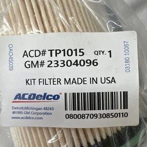 Genuine Pro Fuel Filter Kit & Gaskets Acdelco 23304096 TP1015 for Chevrolet GMC - Bild 1 von 6