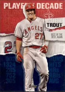 Inserto Jugador de la Década Topps Serie 2 2020 MT-17 Mike Trout Angels - Imagen 1 de 1