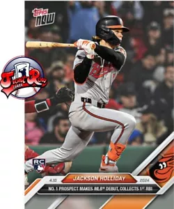 Jackson Holliday 2024 MLB TOPPS NOW 61 Records RBI In MLB Debutto - Foto 1 di 2