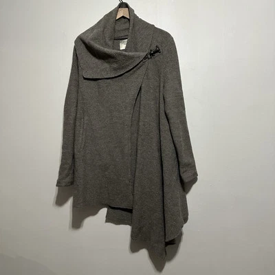 Abrigo All Saints Mujer Lana Monumento Eva Turlock Asimétrico Gris Talla 6 Foto 1 de 4