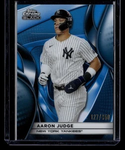 2025 Topps cromo negro #99 Aaron Judge refractor azul #/150 - Imagen 1 de 2