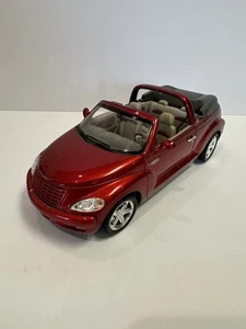 MotorMax Chrysler PT Cruiser Cabriolet, 1:18 Scale, Die Cast, Red, VGC. - Picture 1 of 8