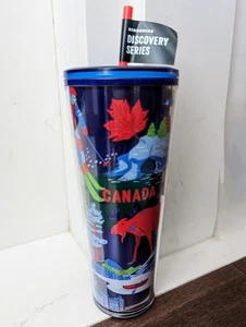 Starbucks Canada Tumbler (24oz) Discovery Series Cup Mug Maple Hockey Goose Tree - Bild 1 von 6