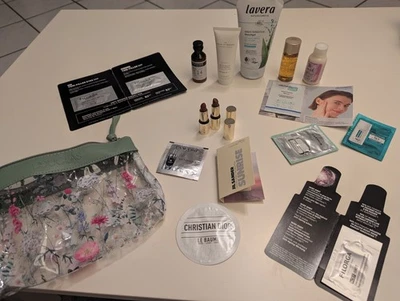  Kosmetik Proben  Damen Parfum Creme.Serum.Lippenstift.KIKO.Dior.Filorga.Douglas - Bild 1 von 4