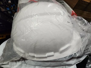 3M weißer Stiftverschluss Hut verstellbar nicht belüftet leicht Typ 1 Klasse E&G - Bild 1 von 5