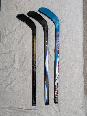 Bauer Mystery Mini Sticks 2025 Bundle. Twitch, Hughes Flylite, Chameleon Chrome - Image 1 of 2