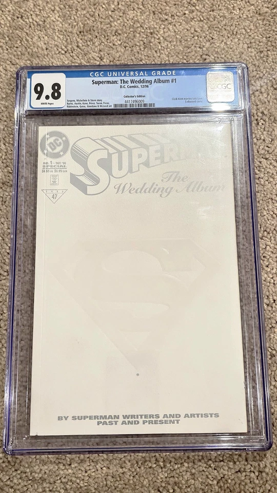 Superman The Wedding Album #1 DC Comics 1996 CGC 9.8 Collectors Embossed Cover - Image 1 of 1