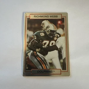 1990 HI-PRO Marketing NFL Richmond Webb Miami Dolphins Card #2 - Picture 1 of 2