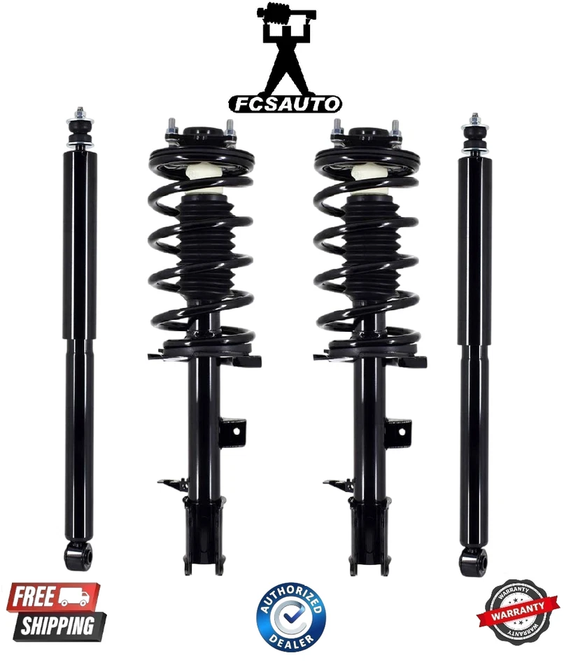 Complete FCS Front Coil Spring & Rear Shock Absorber For 08-12 Ford Escape Mazda - Image 1 of 1