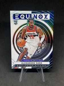 2024-25 Panini Obsidian Alexandre Sarr Equinox /125 RC Rookie #22 Wizards - Bild 1 von 2