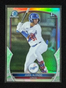 2024 Bowman Chrome - Lunar Refractor 1st Chrome #BCP-137 Juan Alonso - Bild 1 von 4