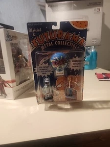 Futurama Metal Collectible Figure Set- Bender and Fry with Slurm clicker - Picture 1 of 4