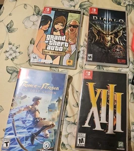 Nintendo Switch Game Lot Gta/diablo/star Wars/XIII/front Mission - Picture 1 of 2